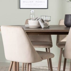 Andy, Night – Ensemble repas ovale – Naturel