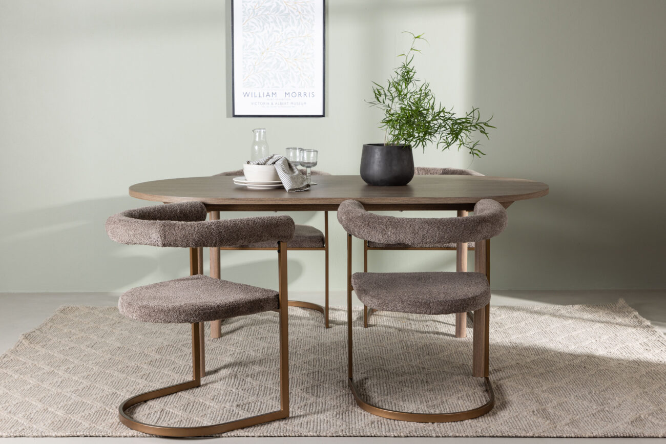 Andy, Morning – Ensemble repas ovale – Naturel
