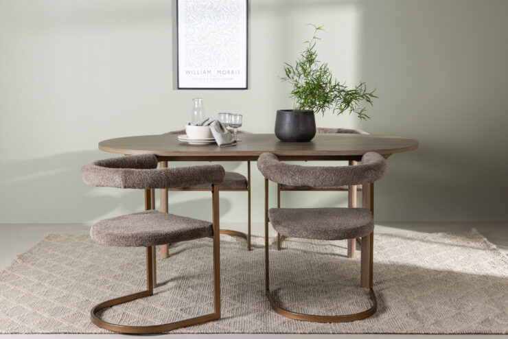 Andy, Morning – Ensemble repas ovale – Naturel