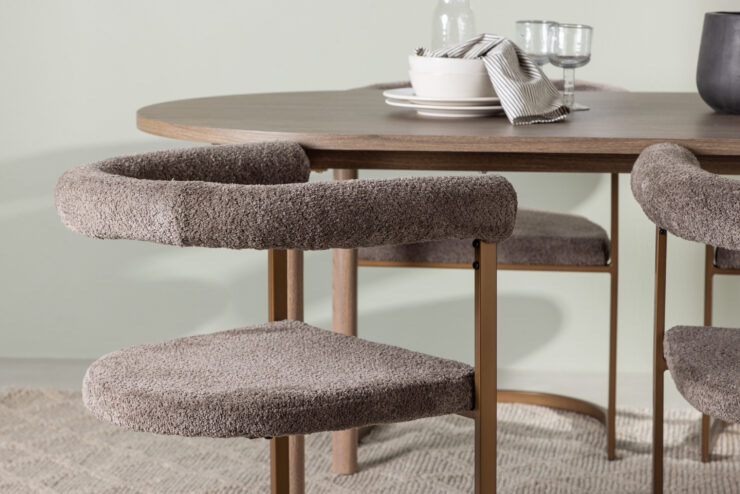 Andy, Morning – Ensemble repas ovale – Naturel