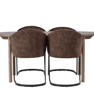 Andy, Evening – Ensemble repas ovale – Naturel