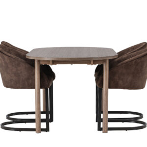 Andy, Evening – Ensemble repas ovale – Naturel