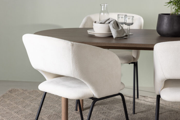 Andy, Day – Ensemble repas ovale – Naturel
