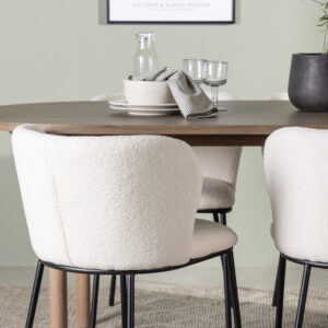 Andy, Edina – Ensemble repas ovale – Naturel