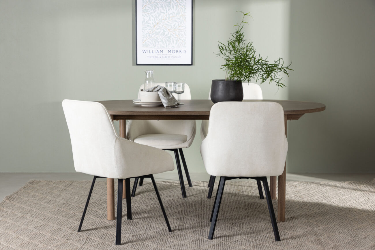 Andy, Rosie – Ensemble repas ovale – Naturel