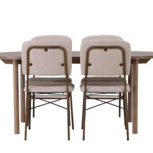 Andy, Seda – Ensemble repas ovale – Naturel