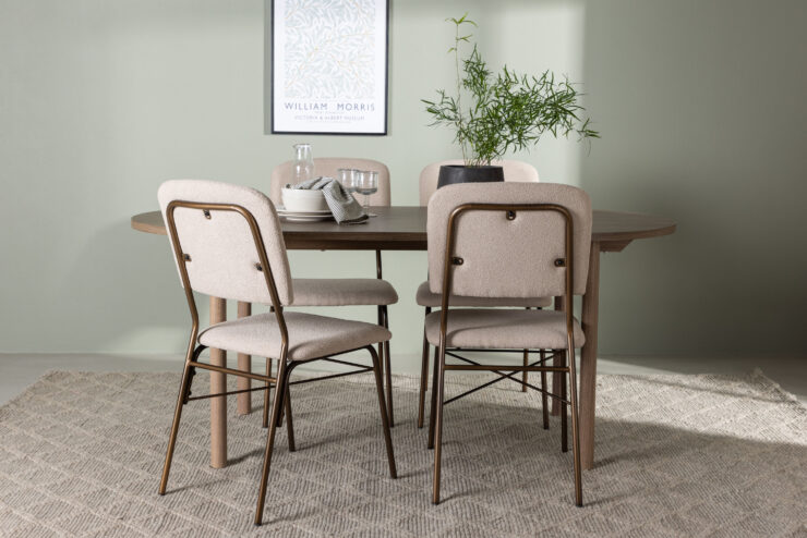 Andy, Seda – Ensemble repas ovale – Naturel
