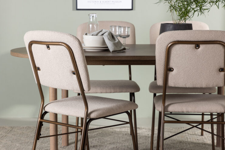 Andy, Seda – Ensemble repas ovale – Naturel