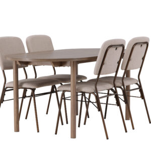 Andy, Seda – Ensemble repas ovale – Naturel