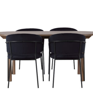 Andy, Selma – Ensemble repas ovale – Naturel