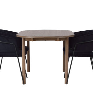 Andy, Selma – Ensemble repas ovale – Naturel