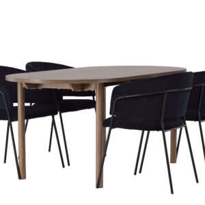 Andy, Selma – Ensemble repas ovale – Naturel