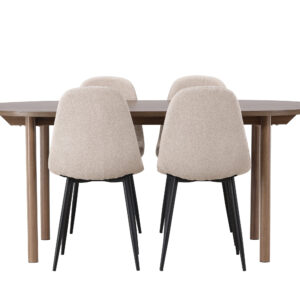 Andy, Polar – Ensemble repas ovale – Naturel