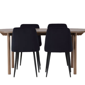 Andy, Night – Ensemble repas ovale – Naturel