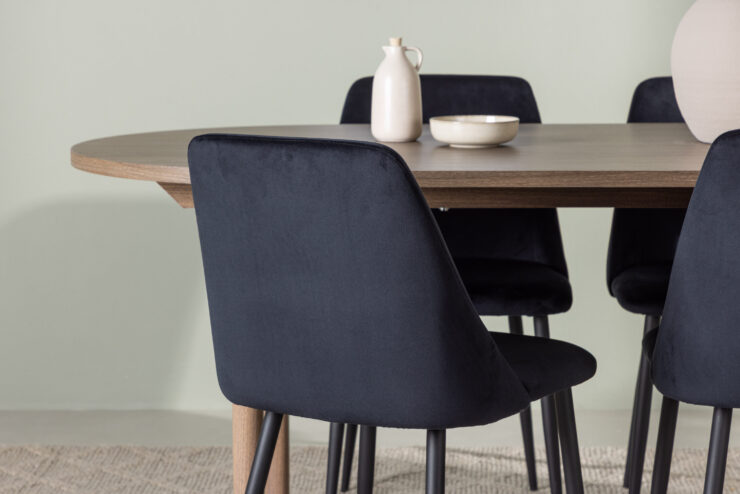Andy, Night – Ensemble repas ovale – Naturel