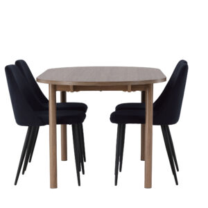 Andy, Night – Ensemble repas ovale – Naturel