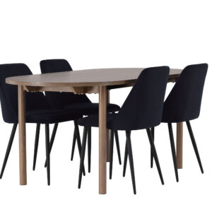 Andy, Night – Ensemble repas ovale – Naturel