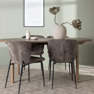 Andy, Modesto – Ensemble repas ovale – Naturel
