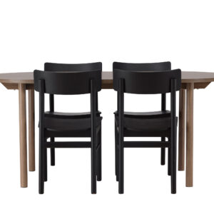 Andy, Montros – Ensemble repas ovale – Naturel