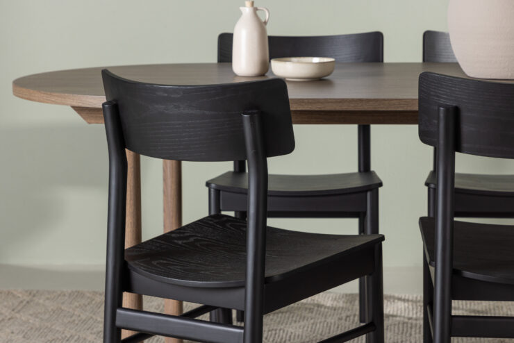 Andy, Montros – Ensemble repas ovale – Naturel