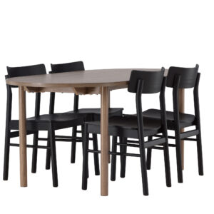 Andy, Montros – Ensemble repas ovale – Naturel