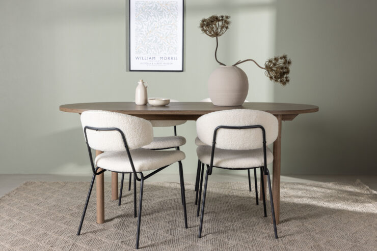 Andy, Chico – Ensemble repas ovale – Naturel