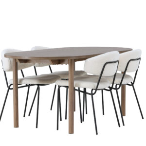 Andy, Chico – Ensemble repas ovale – Naturel