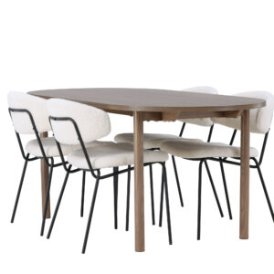 Andy, Chico – Ensemble repas ovale – Naturel