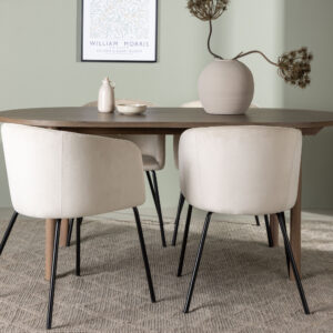 Andy, Berit – Ensemble repas ovale – Naturel