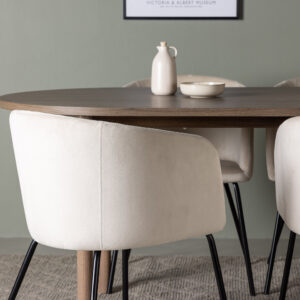 Andy, Berit – Ensemble repas ovale – Naturel