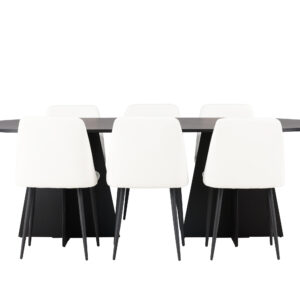Bootcut, Night – Ensemble repas ovale – Noir