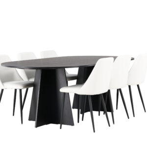 Bootcut, Night – Ensemble repas ovale – Noir