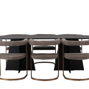 Bootcut, Morning – Ensemble repas ovale – Noir
