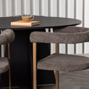 Bootcut, Morning – Ensemble repas ovale – Noir