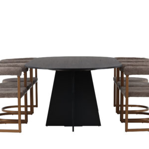 Bootcut, Morning – Ensemble repas ovale – Noir