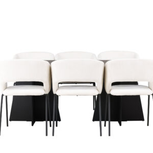 Bootcut, Day – Ensemble repas ovale – Noir