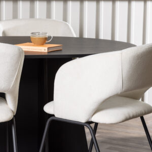 Bootcut, Day – Ensemble repas ovale – Noir