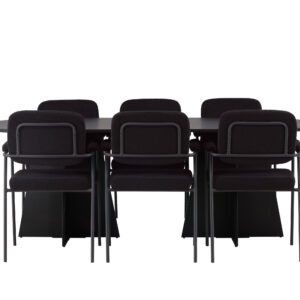 Bootcut, Yesterday – Ensemble repas ovale – Noir