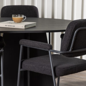 Bootcut, Yesterday – Ensemble repas ovale – Noir