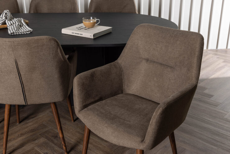 Bootcut, Tomorrow – Ensemble repas ovale – Noir
