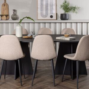 Bootcut, Polar – Ensemble repas ovale – Noir