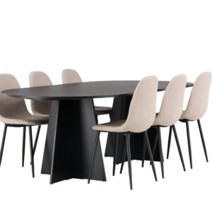 Bootcut, Polar – Ensemble repas ovale – Noir