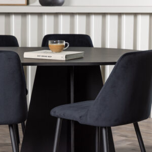 Bootcut, Night – Ensemble repas ovale – Noir