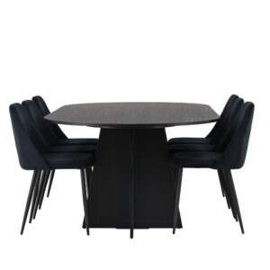 Bootcut, Night – Ensemble repas ovale – Noir