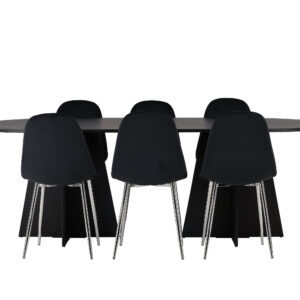 Bootcut, Polar – Ensemble repas ovale – Noir