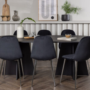 Bootcut, Polar – Ensemble repas ovale – Noir