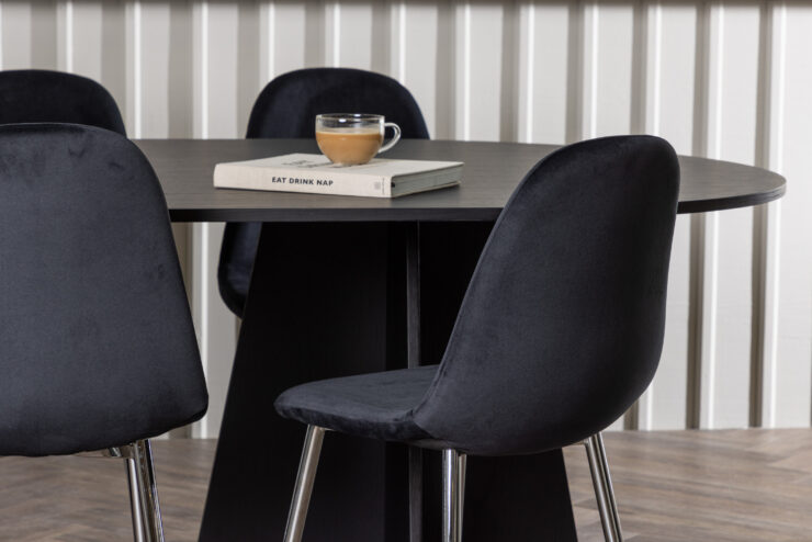 Bootcut, Polar – Ensemble repas ovale – Noir