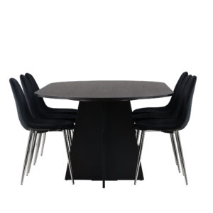 Bootcut, Polar – Ensemble repas ovale – Noir