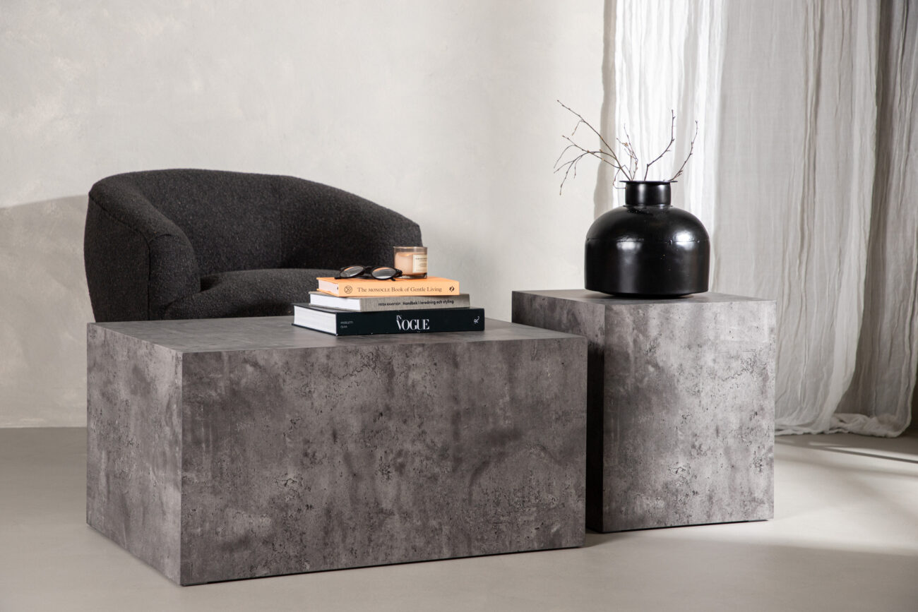 York – Table basse – Gris