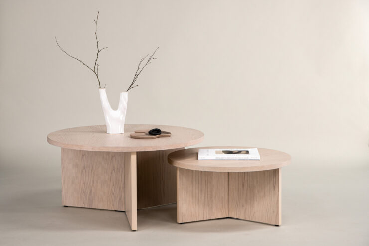 Saltö – Table basse – Blanchi